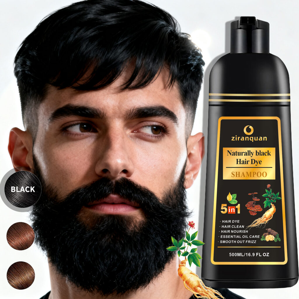 ziranquan black hair dye shampoo