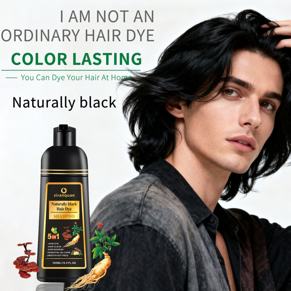 ziranquan black hair dye shampoo